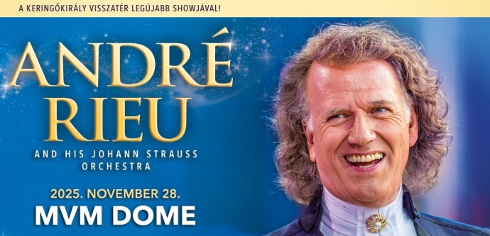 André Rieu 2025-ben is Budapesten a MVM Domeban koncertezik - Jegyinfók itt!